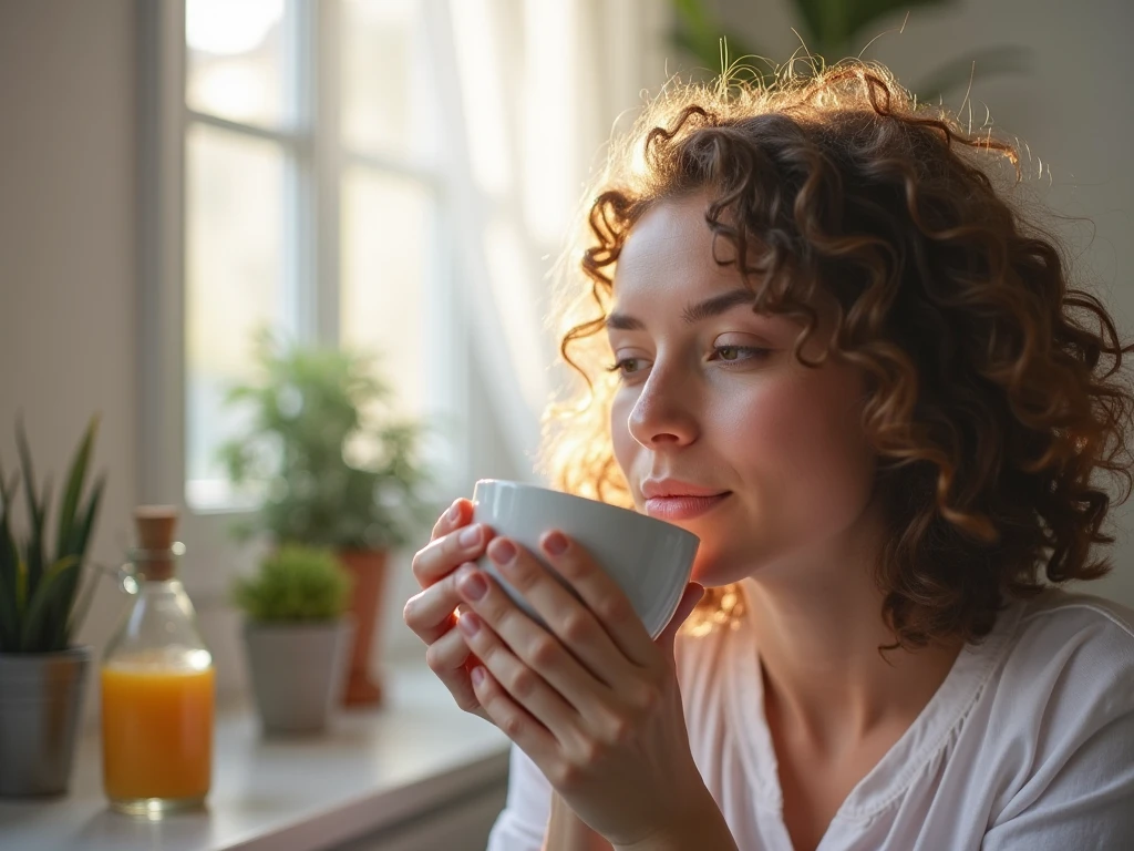 Abstract shapes suggesting balance between day and night activities